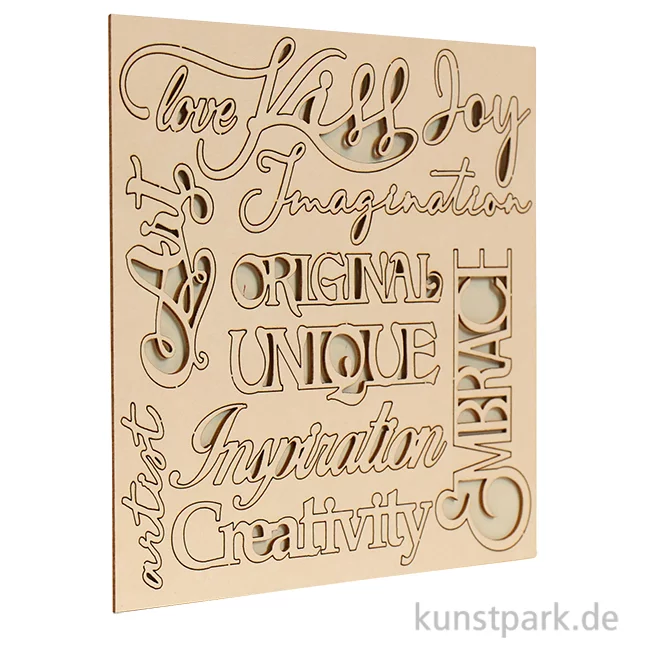 Artikelbild 1 des Artikels “Stamperia Decorative Chips - Klimt Quotes, 14 x 14 cm “