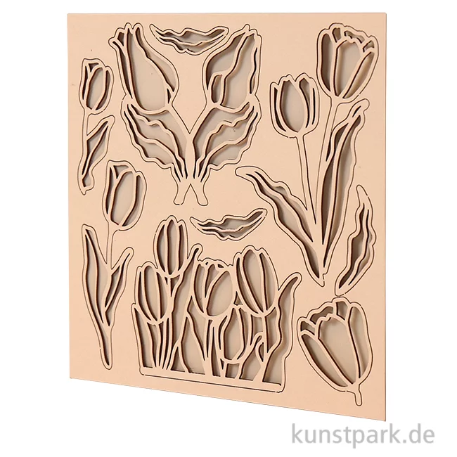 Artikelbild 1 des Artikels “Stamperia Decorative Chips - Romantic Garden House Flowers, 14 x 14 cm “