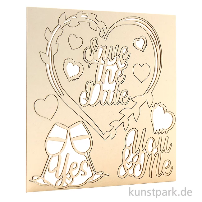 Artikelbild 1 des Artikels “Stamperia Decorative Chips - You and Me Save the Date, 14 x 14 cm “
