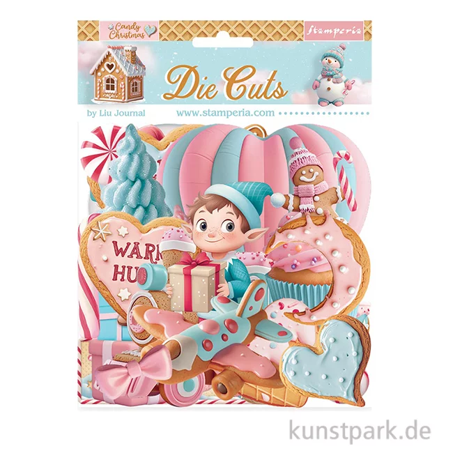 Artikelbild 1 des Artikels “Stamperia Die Cuts - Candy Christmas, 46 Stanzteile “