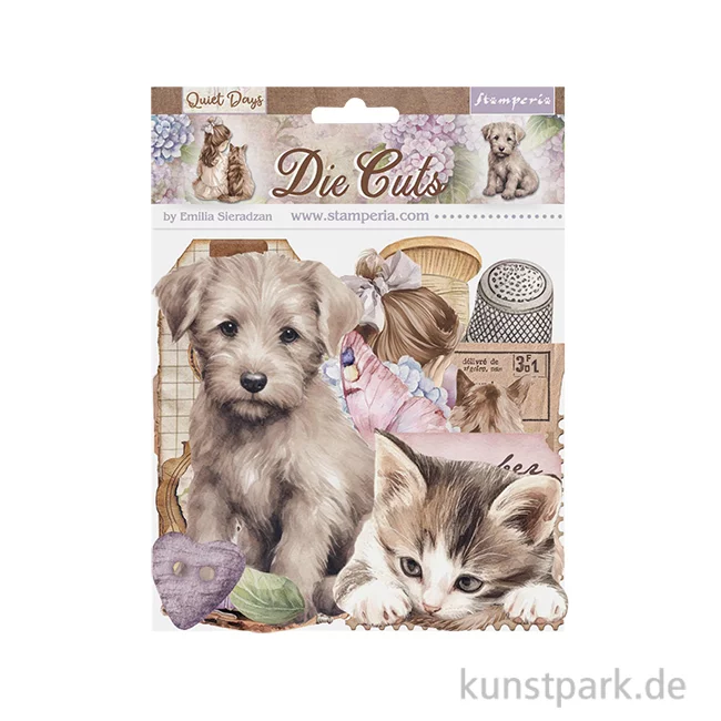 Artikelbild 1 des Artikels “Stamperia Die Cuts - Quiet Days, 36 Stanzteile “