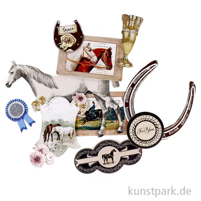 Artikelbild 1 des Artikels “Stamperia Die Cuts - Romantic Horses, 39 Stanzteile “