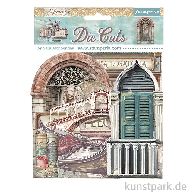 Artikelbild 1 des Artikels “Stamperia Die Cuts - Venice City of Art, 38 Stanzteile “