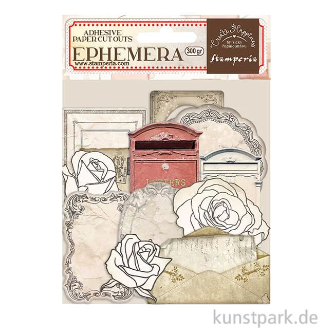 Artikelbild 1 des Artikels “Stamperia Ephemera Aufkleber - Create Happiness Christmas Letters “