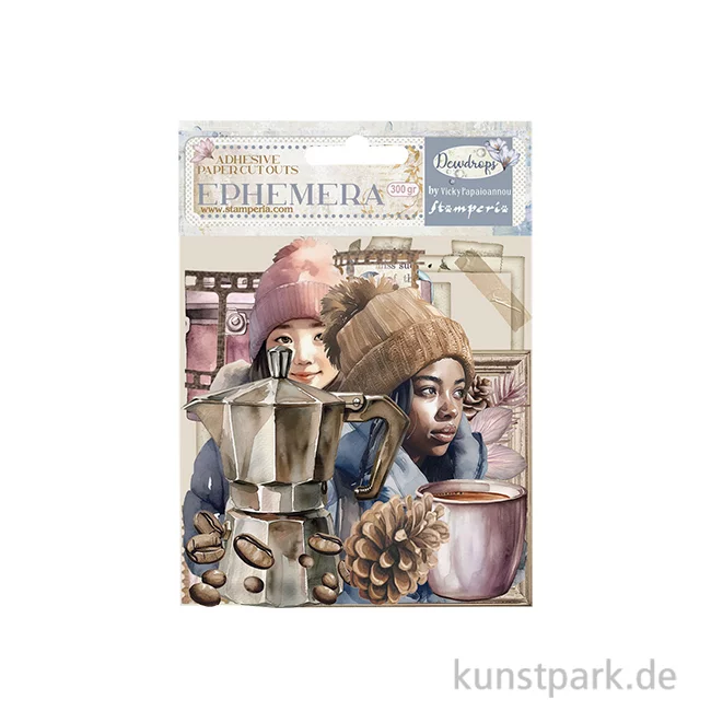 Artikelbild 1 des Artikels “Stamperia Ephemera Aufkleber - Create Happiness Dewdrops “