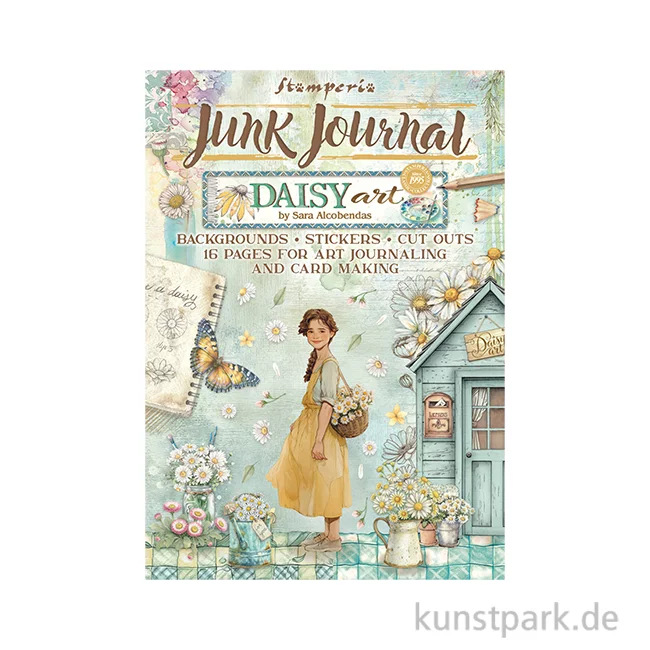 Artikelbild 1 des Artikels “Stamperia Junk Journal Set, 16 Blatt, A4 - Daisy Art “