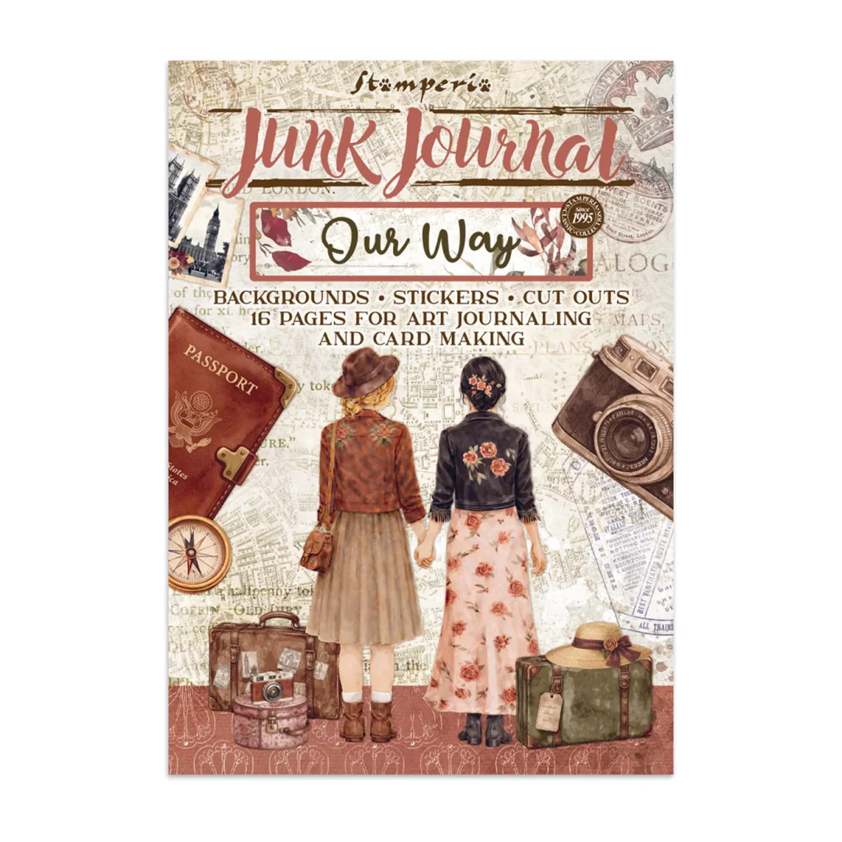 Artikelbild 1 des Artikels “Stamperia Junk Journal Set, 16 Blatt, A4 - Our Way “