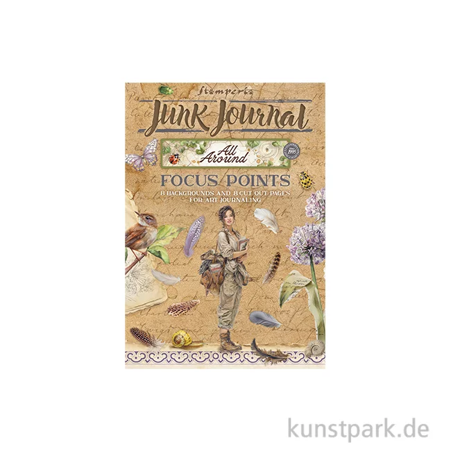 Artikelbild 1 des Artikels “Stamperia Junk Journal Set, 16 Blatt, A5 - All Around “