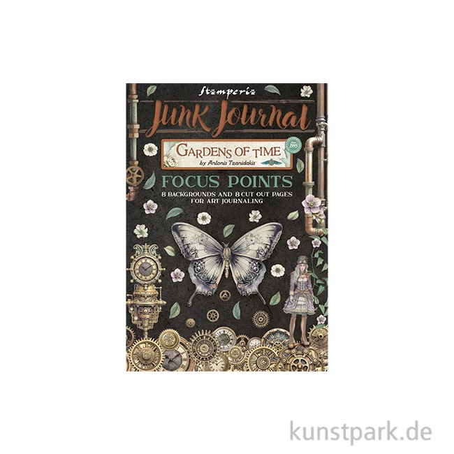 Artikelbild 1 des Artikels “Stamperia Junk Journal Set, 16 Blatt, A5 - Gardens of Time “