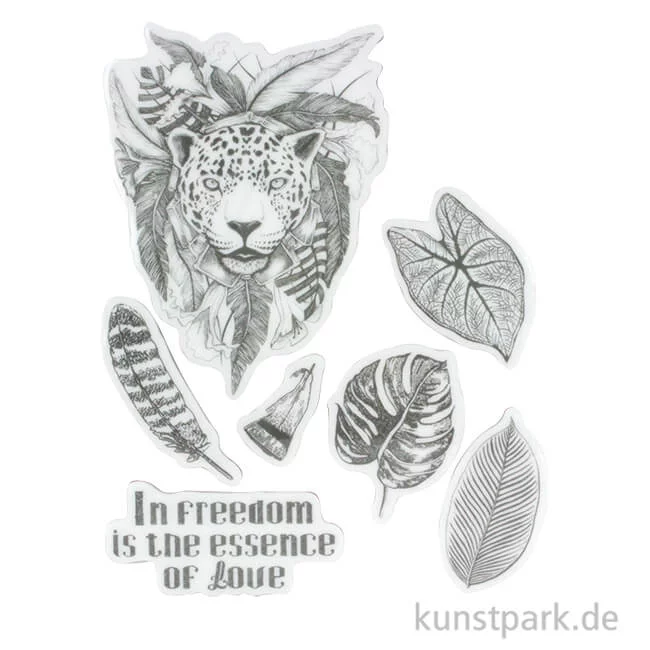 Artikelbild 1 des Artikels “Stamperia Natural Rubber Stamp - Amazonia Jaguar “