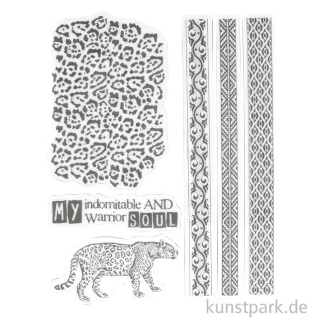 Artikelbild 1 des Artikels “Stamperia Natural Rubber Stamp - Amazonia Tribals “