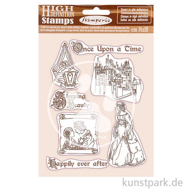 Artikelbild 1 des Artikels “Stamperia Natural Rubber Stamp - Sleeping Beauty Once Upon a Time “