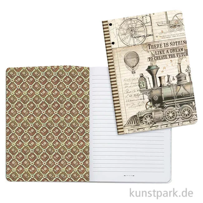 Artikelbild 1 des Artikels “Stamperia Notebook - Voyages Fantastique, Train DIN A5 “