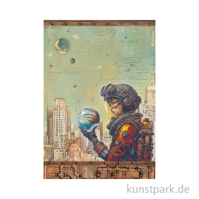 Artikelbild 1 des Artikels “Stamperia Reispapier - A New Beginning Save The Planet, DIN A4 “
