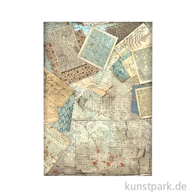 Artikelbild 1 des Artikels “Stamperia Reispapier - Alterego Letters Background, DIN A4 “