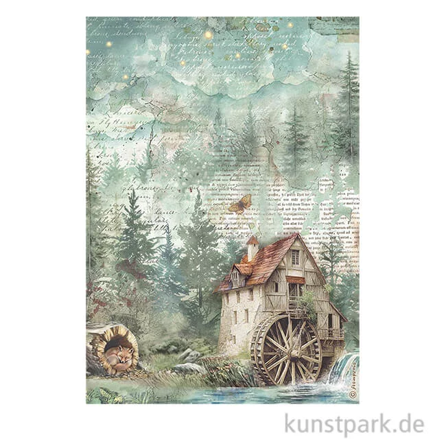 Artikelbild 1 des Artikels “Stamperia Reispapier - Herbarium Silvae Mill, DIN A4 “