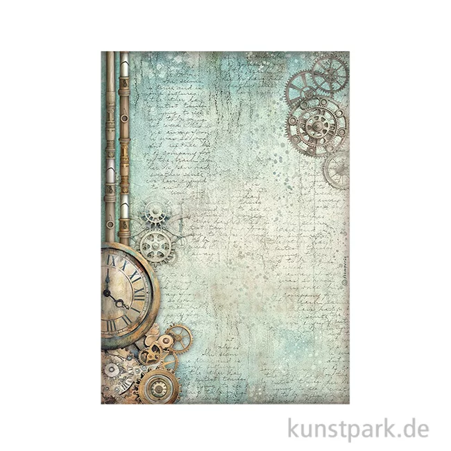 Artikelbild 1 des Artikels “Stamperia Reispapier - Master of Magic Clock, DIN A4 “