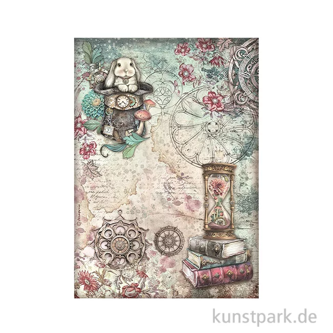 Artikelbild 1 des Artikels “Stamperia Reispapier - Master of Magic Hourglass, DIN A4 “