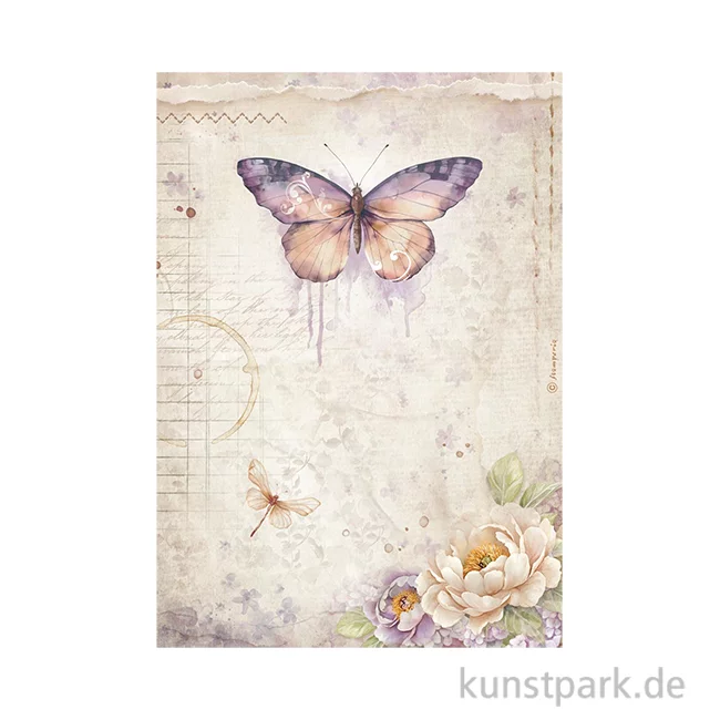 Artikelbild 1 des Artikels “Stamperia Reispapier - Quiet Days Butterfly, DIN A4 “