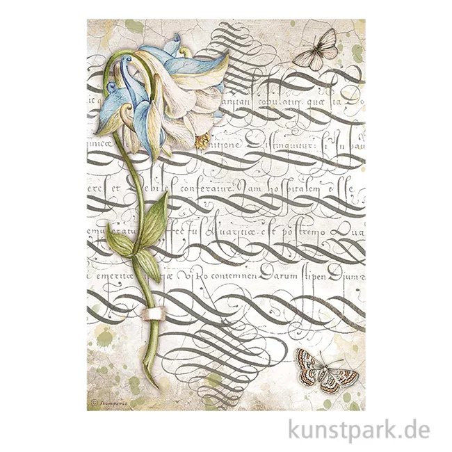 Artikelbild 1 des Artikels “Stamperia Reispapier - Romantic Garden House Columbin, DIN A4 “