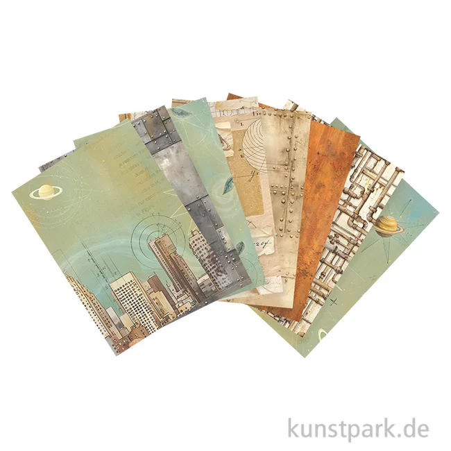 Artikelbild 1 des Artikels “Stamperia Reispapier Selection - A New Beginning Backgrounds, A6 “