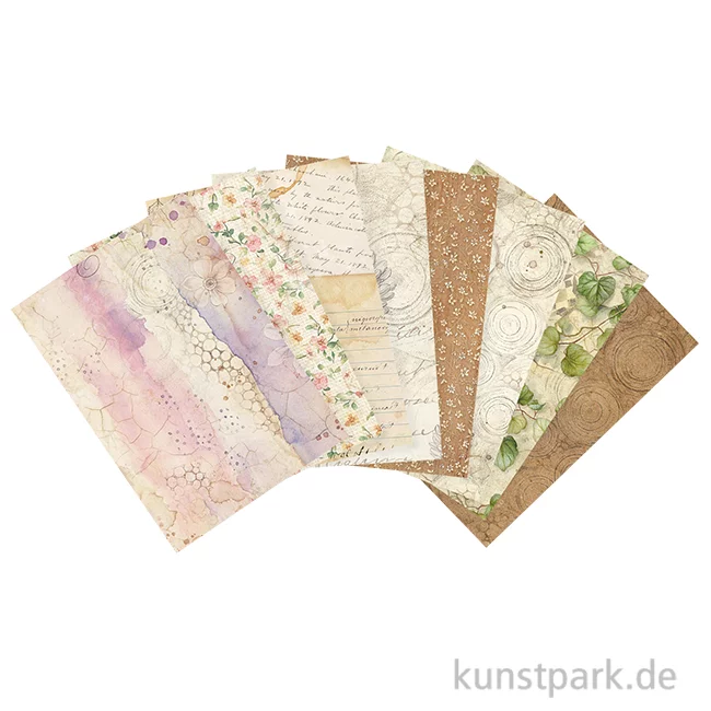 Artikelbild 1 des Artikels “Stamperia Reispapier Selection - All Around Backgrounds, A6 “