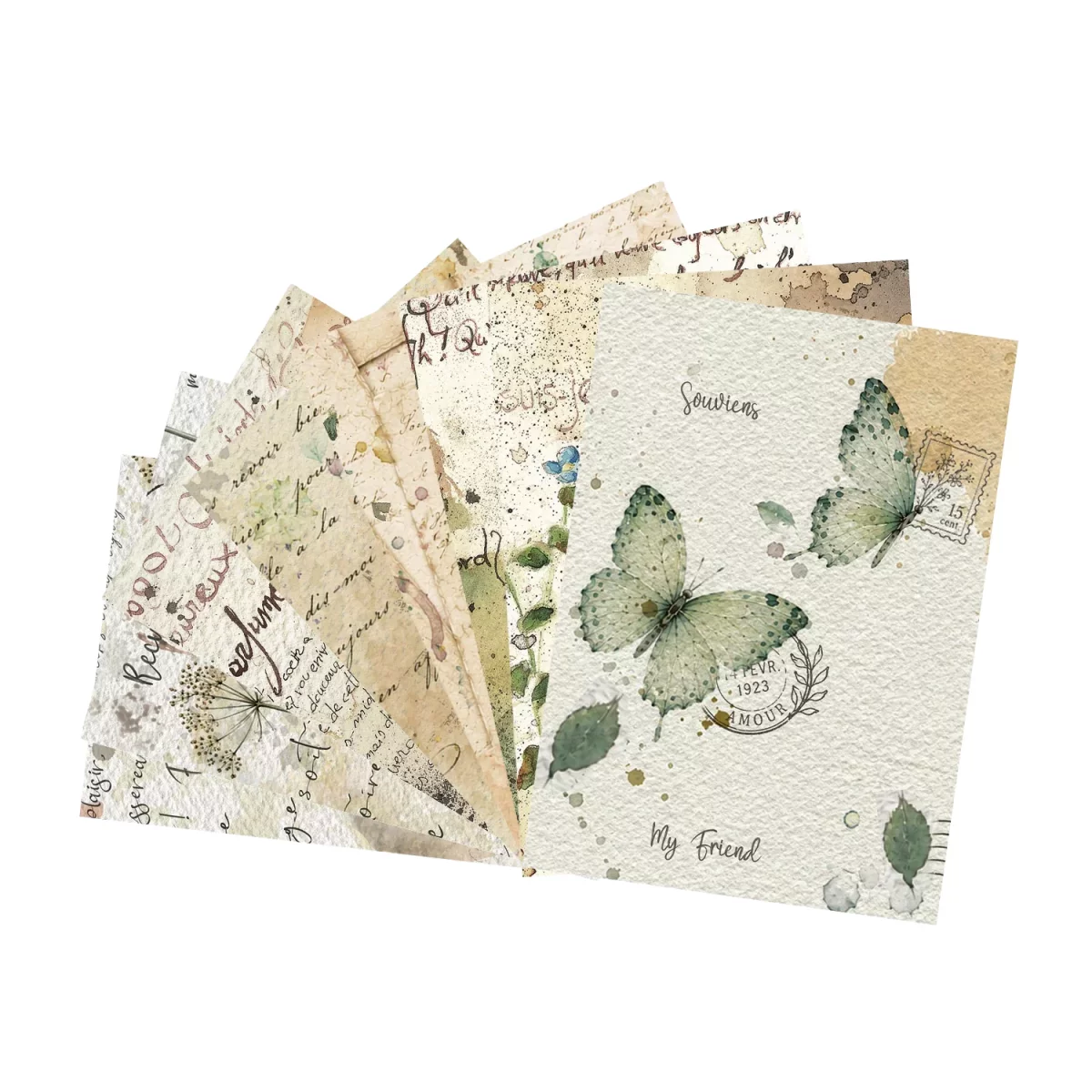 Artikelbild 1 des Artikels “Stamperia Reispapier Selection - Flowers and Poems, A6 “