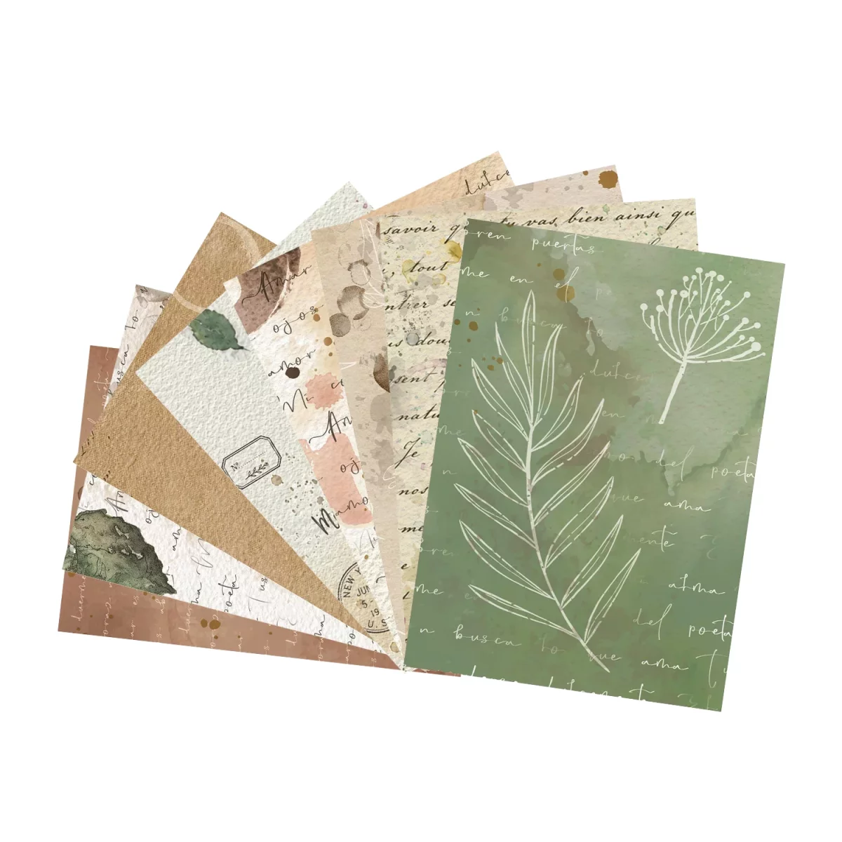 Artikelbild 1 des Artikels “Stamperia Reispapier Selection - Flowers and Poems Backgrounds, A6 “
