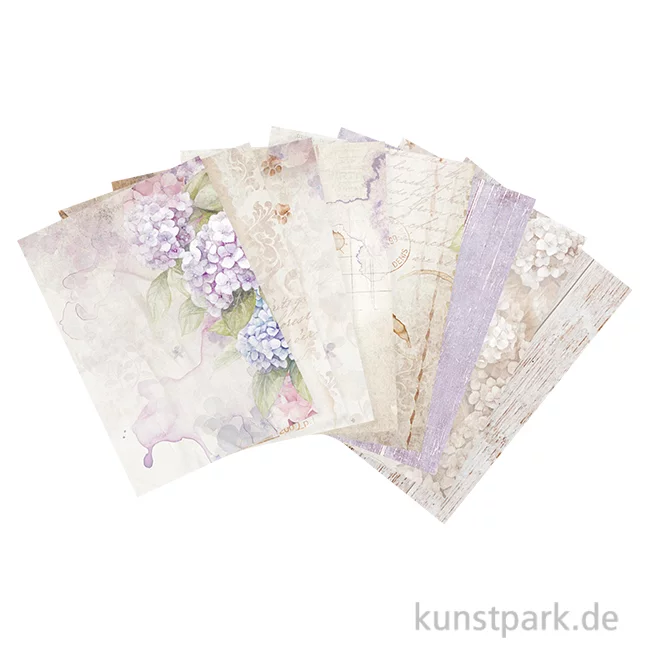 Artikelbild 1 des Artikels “Stamperia Reispapier Selection - Quiet Days Backgrounds, A6 “