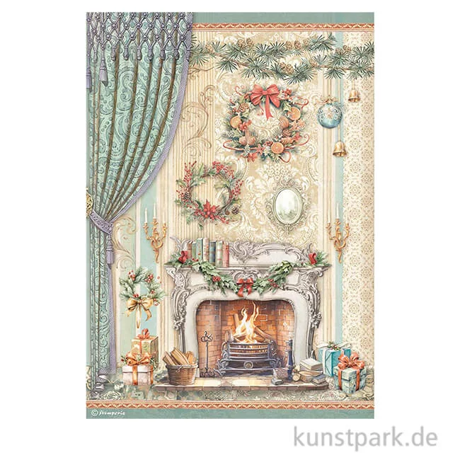 Artikelbild 1 des Artikels “Stamperia Reispapier - The Nutcracker Chimney, DIN A4 “