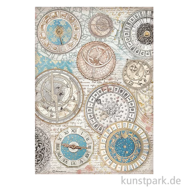 Artikelbild 1 des Artikels “Stamperia Reispapier - Venice City of Art Zodiac, DIN A4 “