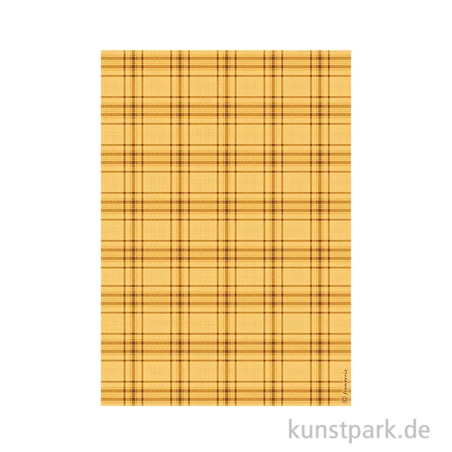 Artikelbild 1 des Artikels “Stamperia Reispapier - Whispering Woods Tartan Pattern, DIN A4 “