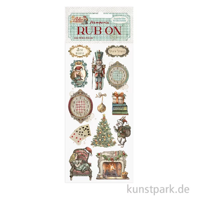 Artikelbild 1 des Artikels “Stamperia Rub On Transferfolie - Alice in Christmas Soldiers “