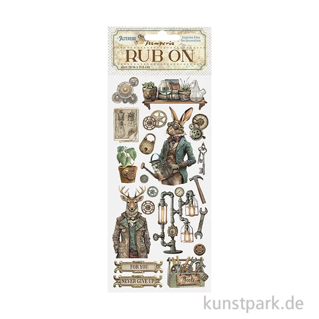 Artikelbild 1 des Artikels “Stamperia Rub On Transferfolie - Alterego Gears and Tools “