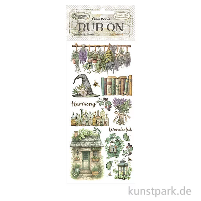 Artikelbild 1 des Artikels “Stamperia Rub On Transferfolie - Herbarium Silvae Lavender “