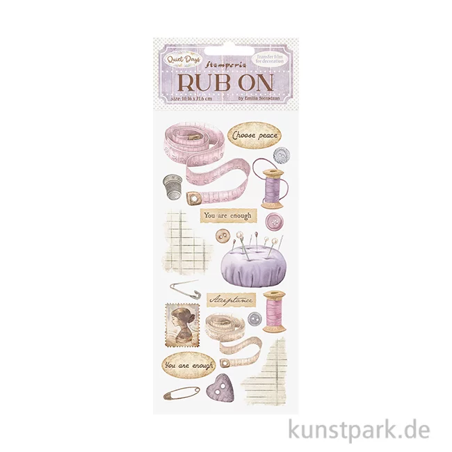 Artikelbild 1 des Artikels “Stamperia Rub On Transferfolie - Quiet Days Sewing “