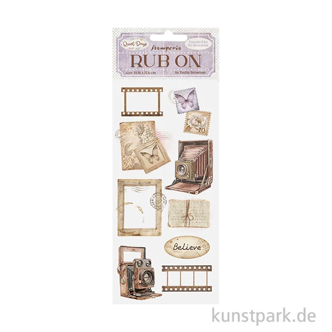 Artikelbild 1 des Artikels “Stamperia Rub On Transferfolie - Quiet Days Vintage Photography “