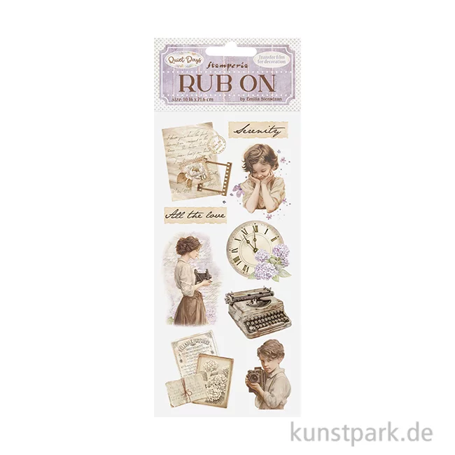 Artikelbild 1 des Artikels “Stamperia Rub On Transferfolie - Quiet Days Vintage Treasures “