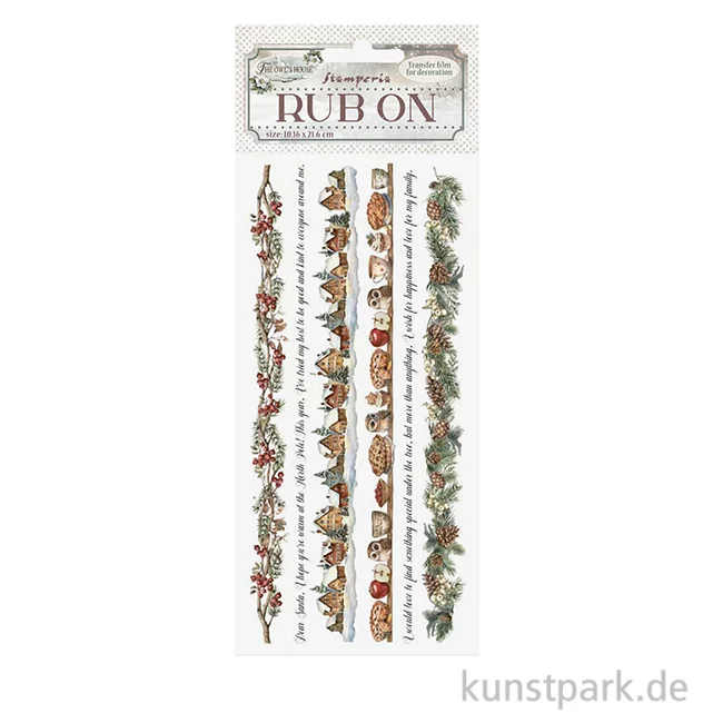 Artikelbild 1 des Artikels “Stamperia Rub On Transferfolie - The Owl's House Stripes “