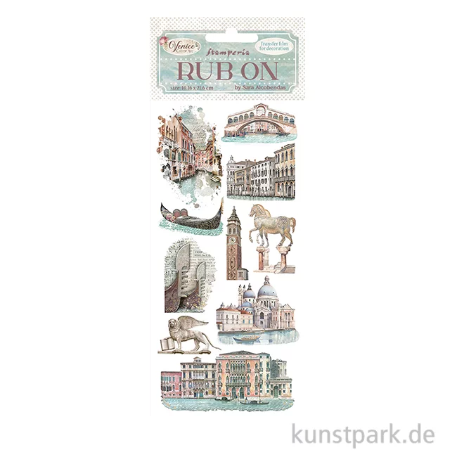 Artikelbild 1 des Artikels “Stamperia Rub On Transferfolie - Venice City of Art Monuments “