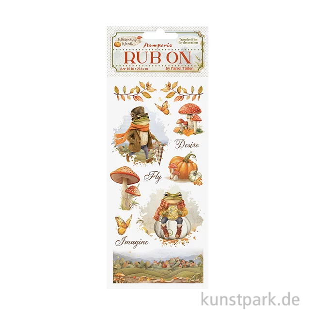 Artikelbild 1 des Artikels “Stamperia Rub On Transferfolie - Whispering Woods Mr Frog “