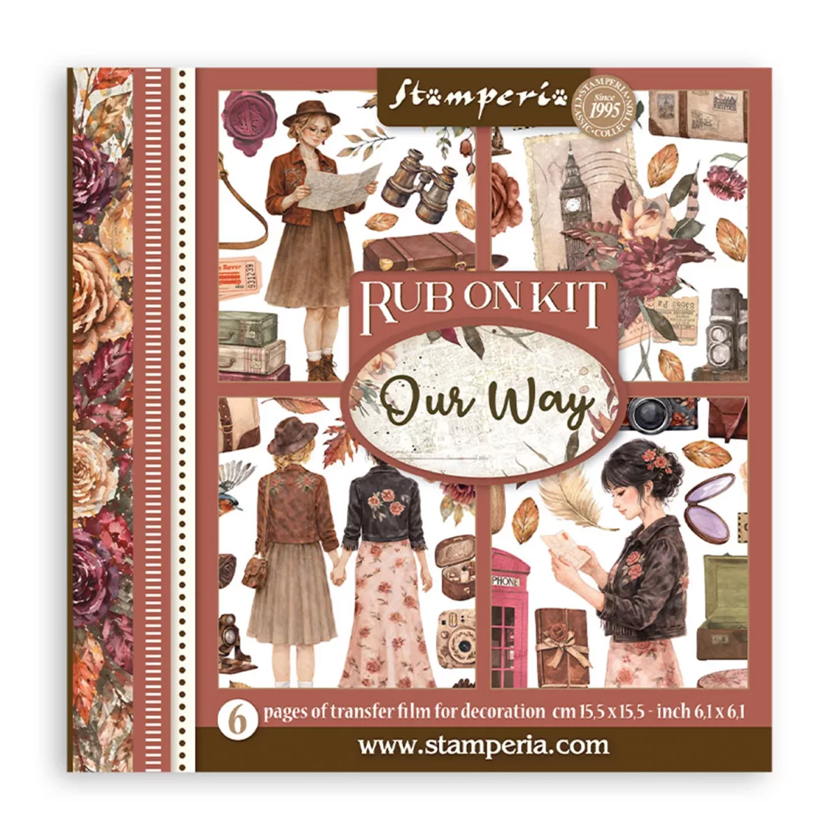 Artikelbild 1 des Artikels “Stamperia Rub On Transferfolien - Our Way, 6 Blatt “