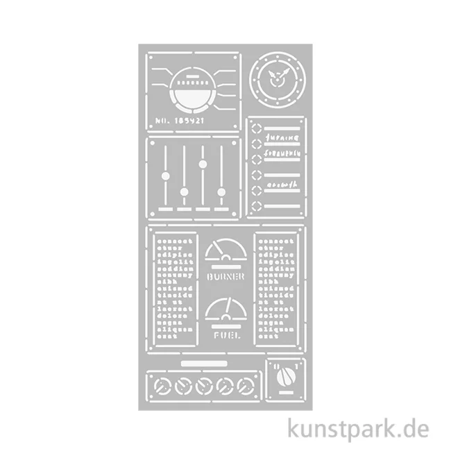 Artikelbild 1 des Artikels “Stamperia Schablone - A New Beginning Control Panel, 12 x 25 cm “