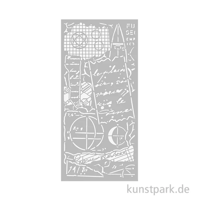 Artikelbild 1 des Artikels “Stamperia Schablone - A New Beginning Notes, 12 x 25 cm “
