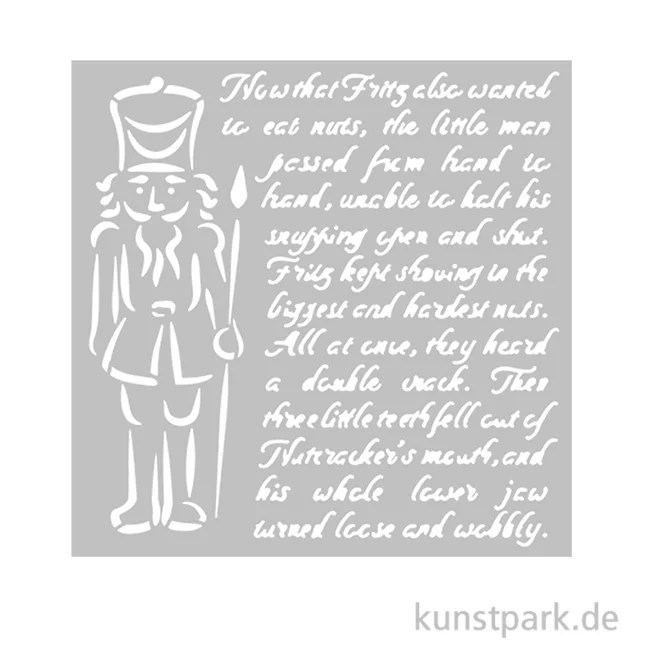 Artikelbild 1 des Artikels “Stamperia Schablone - Alice in Christmas Soldiers, 12 x 12 cm “