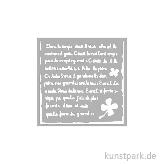 Artikelbild 1 des Artikels “Stamperia Schablone - Art of Travelling Handmade Letter, 12 x 12 cm “