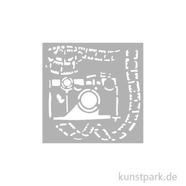 Artikelbild 1 des Artikels “Stamperia Schablone - Art of Travelling Photography, 12 x 12 cm “