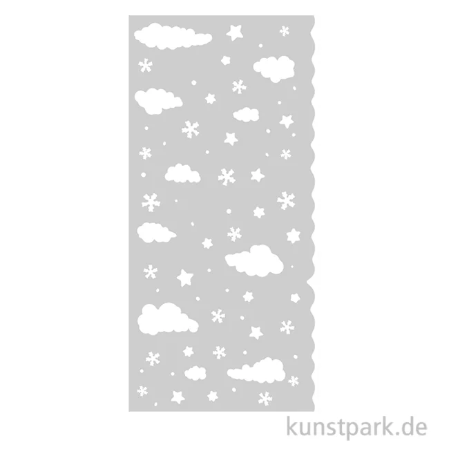 Artikelbild 1 des Artikels “Stamperia Schablone - Candy Christmas Clouds, 12 x 25 cm “