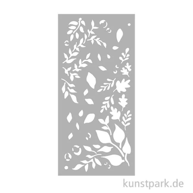 Artikelbild 1 des Artikels “Stamperia Schablone - Create Happiness Dewdrops Big Leaves, 12 x 25 cm “