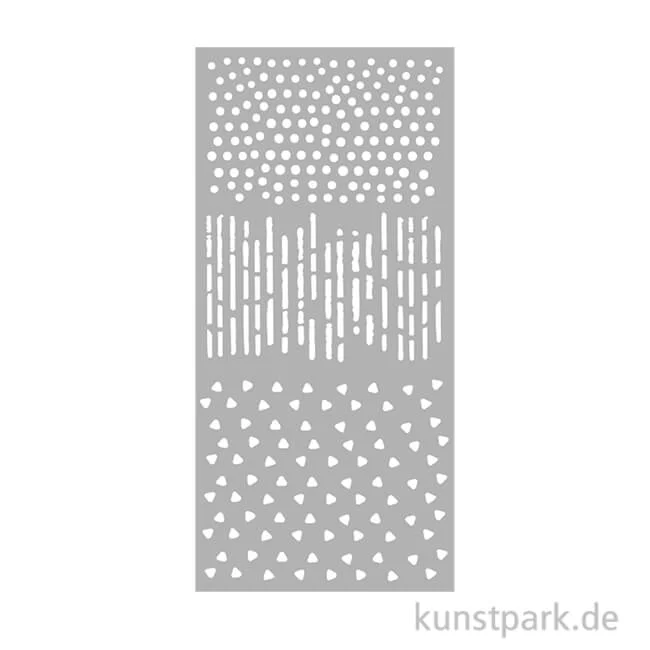 Artikelbild 1 des Artikels “Stamperia Schablone - Create Happiness Dewdrops Patterns, 12 x 25 cm “